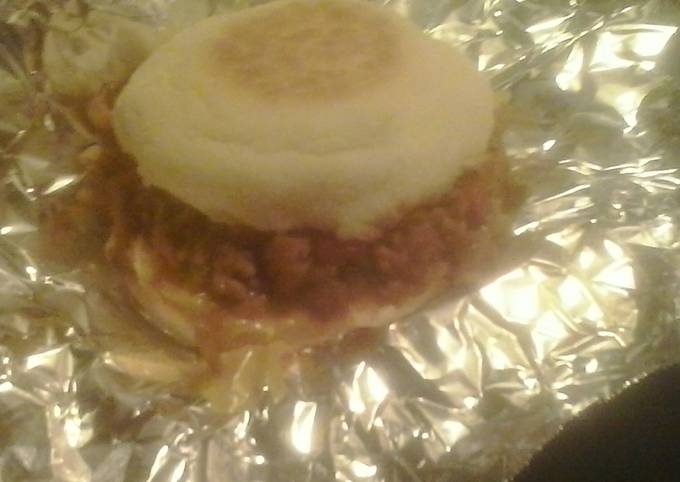 "Cheese melts" /twist to sloppy joes