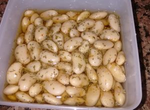 Una foto de Porotos al escabeche/ provenzal