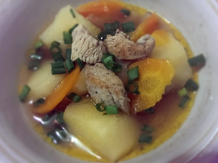 Recipe Chicken and potato stew the Awesome  So Delicious