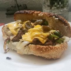 A picture of Nessa's Philly Cheese Steak.