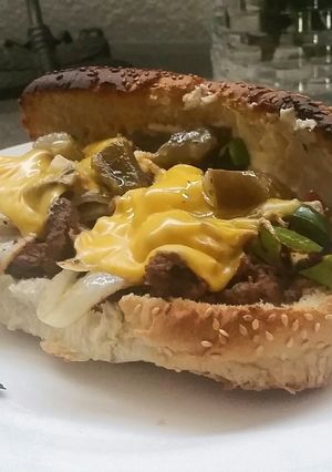 A picture of Nessa's Philly Cheese Steak.