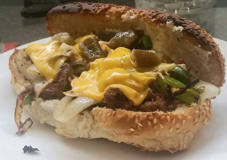 Recipe of Super Quick Nessa's Philly Cheese Steak