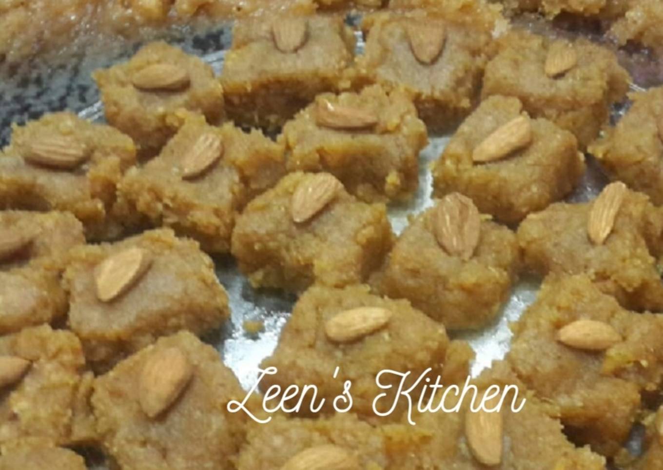 Gram Flour and Coconut Fudge