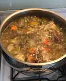 Sopa de carne con verduras