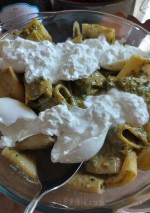 Pisztáciás paccheri recept fotója