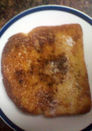 A picture of sugamon toast.