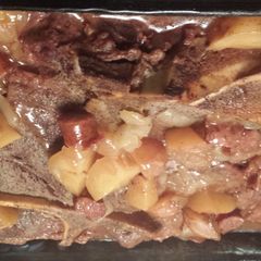 A picture of Pot roast with sausage..