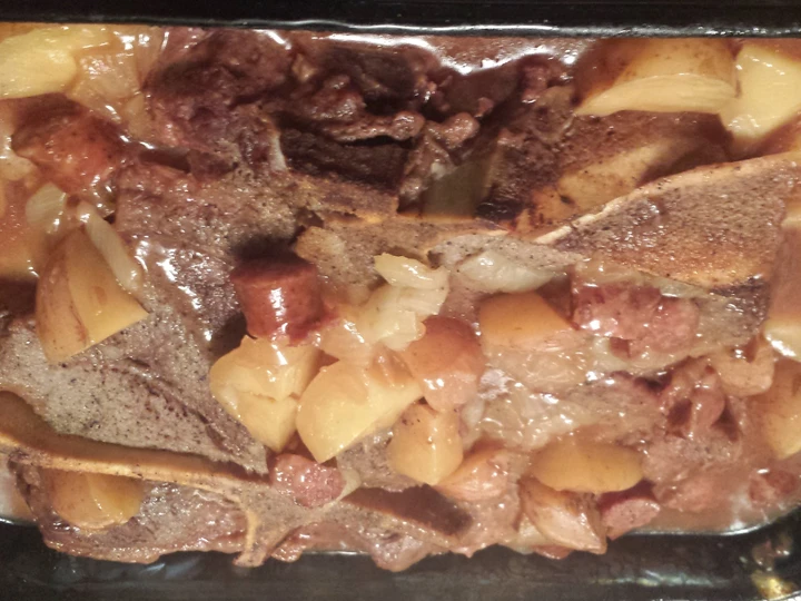 Recipe Pot roast with sausage. the  Makes Drooling Makes you drool