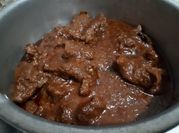 Gambar rendang daging sapi hajatan