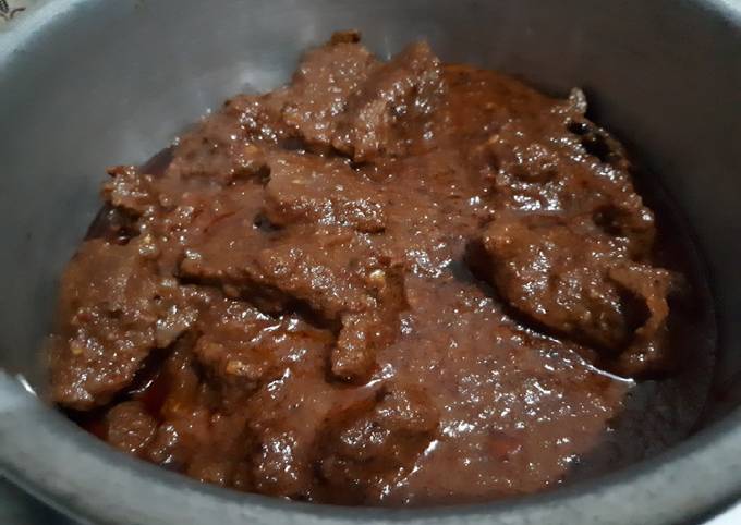 Cara Memasak Rendang daging bumbu simpel Murah