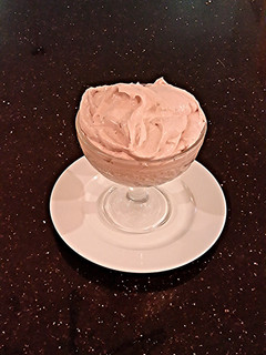 A picture of Strawberry Whipped Cream Topping.