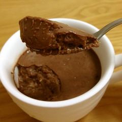 A picture of Sugar-free Banana and Cocoa Pudding.