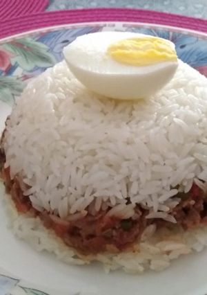 Una foto de Arroz tapado