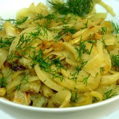 Braised Fennel and Potatoes A picture of Braised Fennel and Potatoes.