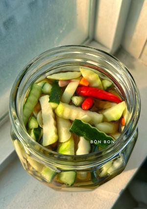 Hình của món Dưa góp su hào, cà rốt, dưa chuột - món ăn kèm giòn ngon.