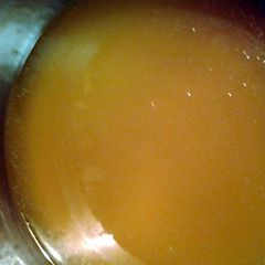 A picture of lemon sauce.