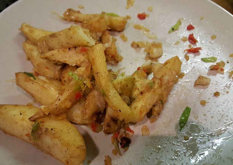 Recipe of Perfect Salt and Pepper Chips