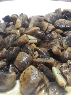 A picture of Lemon Garlic Mushrooms.