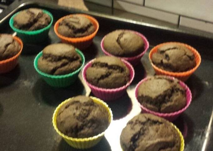 Chocolate Veggie Muffins