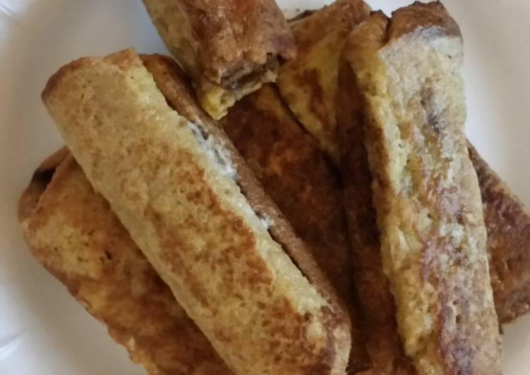 Recipe of Ultimate Super easy Nutella french toast roll ups!