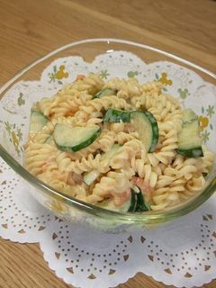 A picture of Macaroni Salad With Tomato Cream Sauce.