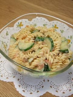 A picture of Macaroni Salad With Tomato Cream Sauce.