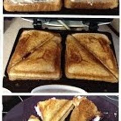 blueberry breakfast grilled chese A picture of blueberry breakfast grilled chese.
