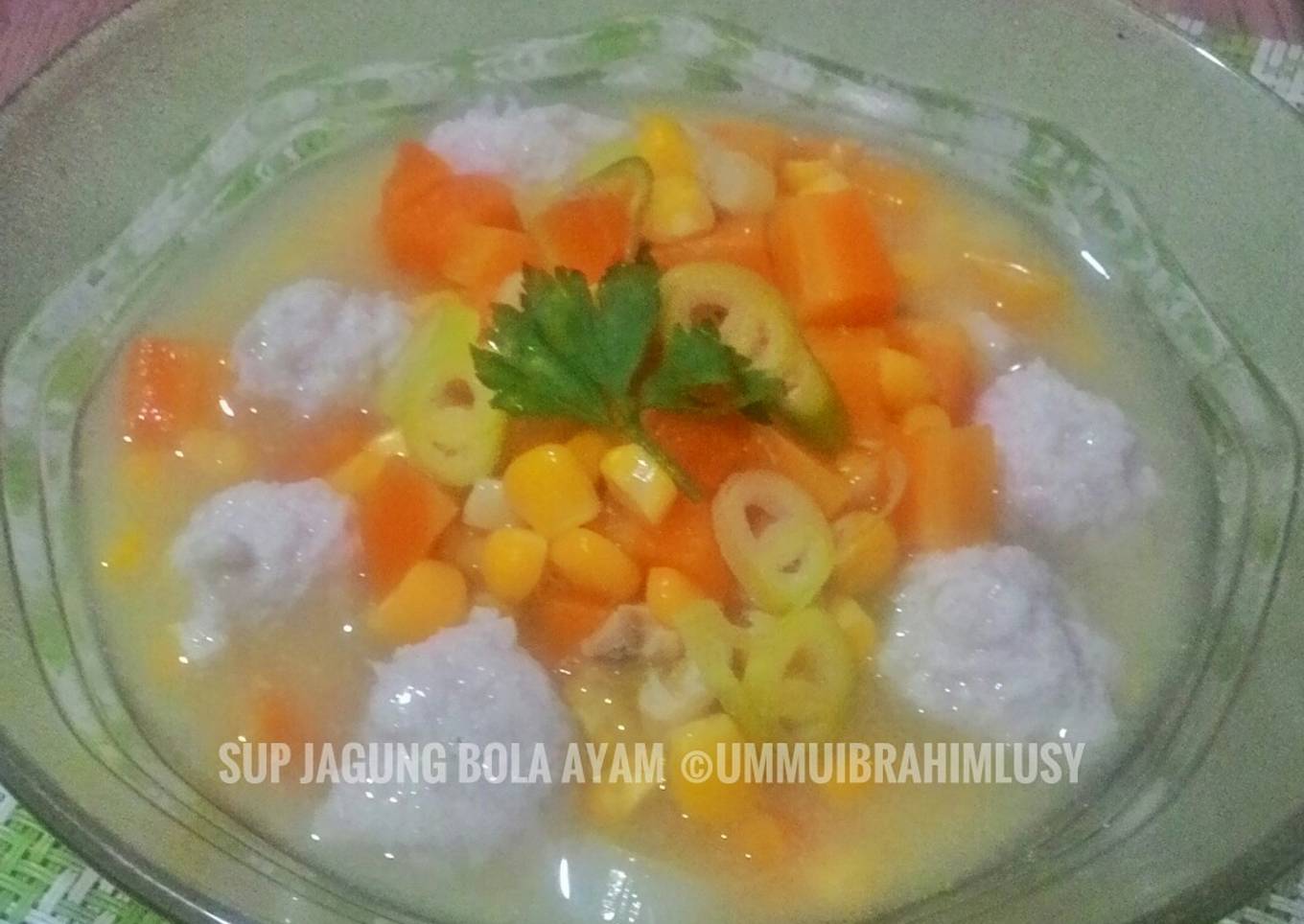 Sup Jagung Bola Ayam