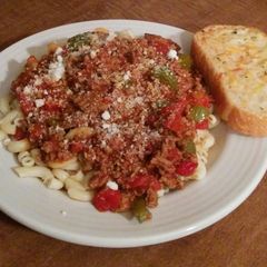 A picture of Matt's Stuffed Pepper Mac.