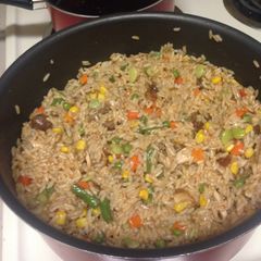 A picture of Mixed Stir Fry Rice.