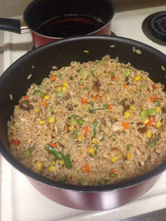 A picture of Mixed Stir Fry Rice.