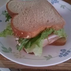 A picture of Dean's Hell Raiser Turkey Sandwich.