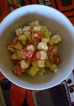 Sopszka saláta recept fotója