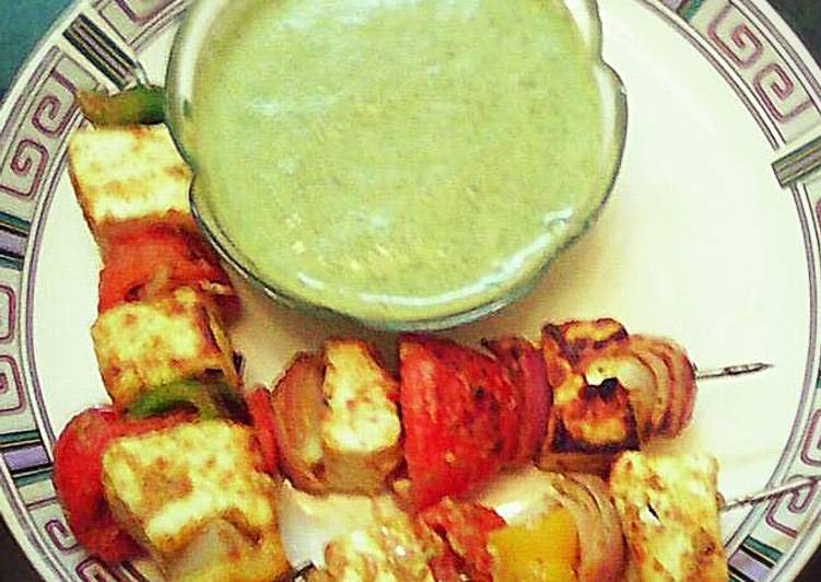 Recipe of Super Quick Homemade Paneer tikka