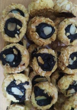 Foto resep Choco Almond Thumbprint