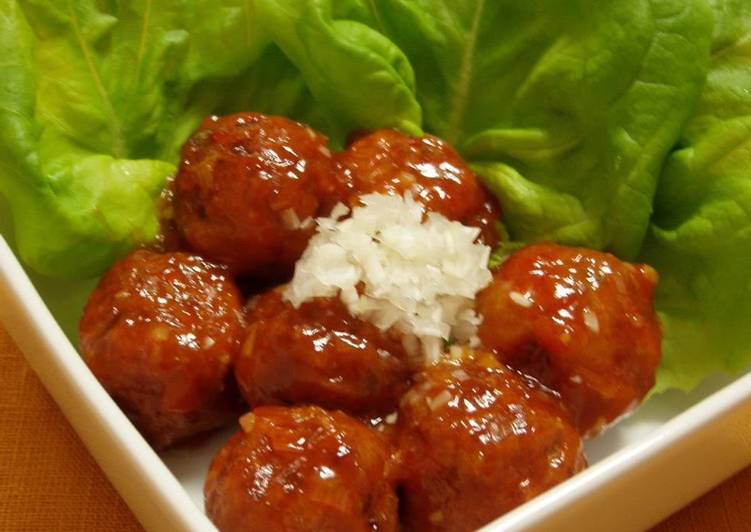 Recipe of Speedy Meatballs with Sweet &amp; Sour Chili Sauce