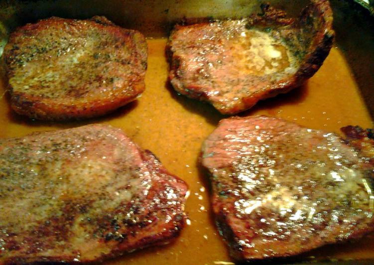 Recipe of Super Quick Homemade steak from the oven and gravy