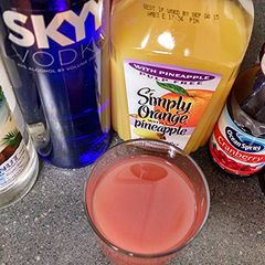 A picture of My Rum Punch.