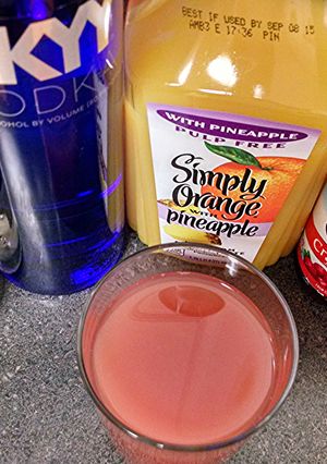 A picture of My Rum Punch.