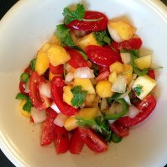A picture of Fiery mango salsa!!.