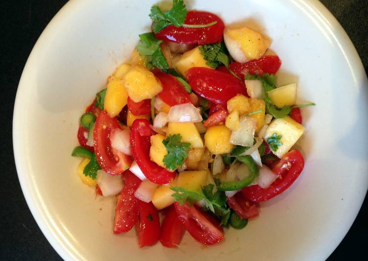 Step-by-Step Guide to Prepare Favorite Fiery mango salsa!!