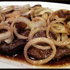 A picture of AMIEs BEEF STEAK (BISTEK TAGALOG).