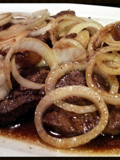 A picture of AMIEs BEEF STEAK (BISTEK TAGALOG).