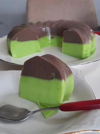Langkah Gampang Membuat Resep Puding Coklat Pandan yang Lezat Anti Ribet, Sempurna