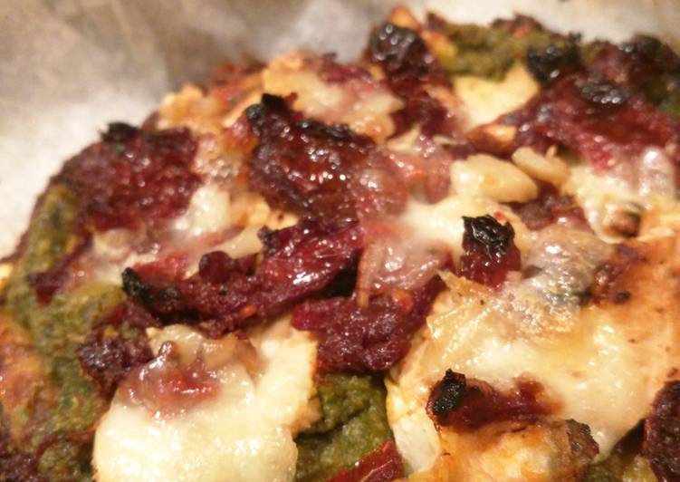 Simple Way to Make Ultimate Cauliflower Crust Spinach White Pizza