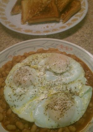 A picture of English Bean Breakfast.