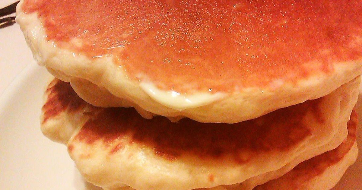 Bread Flour Pancakes Recipe By Cookpad.Japan