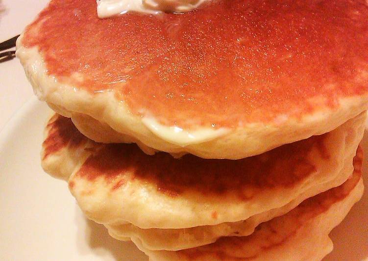 Simple Way to Prepare Favorite Bread Flour Pancakes