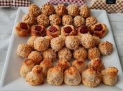 Una foto de almendras marcona