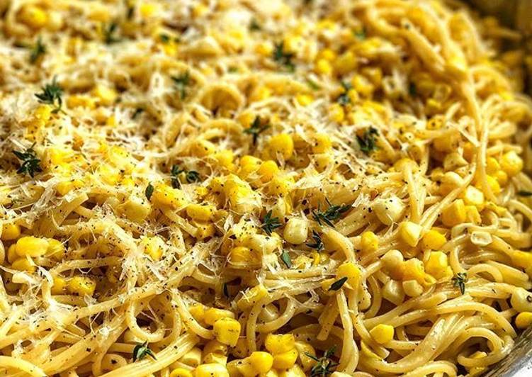 Recipe of Quick [Vegan] Corn Cacio e Pepe